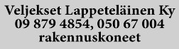 Veljekset Lappeteläinen Ky logo
